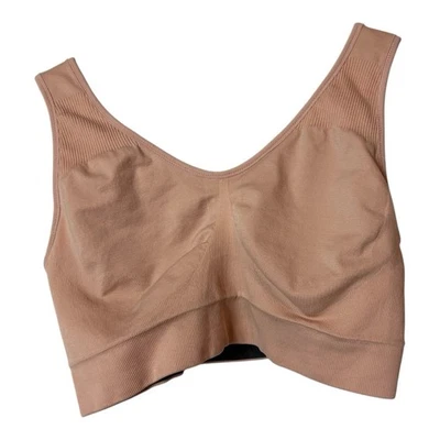 Spanx 30021R Reversible Grey/Vintage Rose Comfort Bra Wireless Size XL - Image 1 of 4