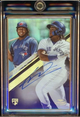2019 Topps Gold VLADIMIR GUERRERO autograph AUTO rookie RC - Image 1 of 2