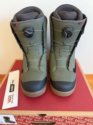 Vans Aura Pro, Talla 10, Botas de Snowboard para Hombre, Verde/Goma, NUEVAS con Caja Foto 1 de 4