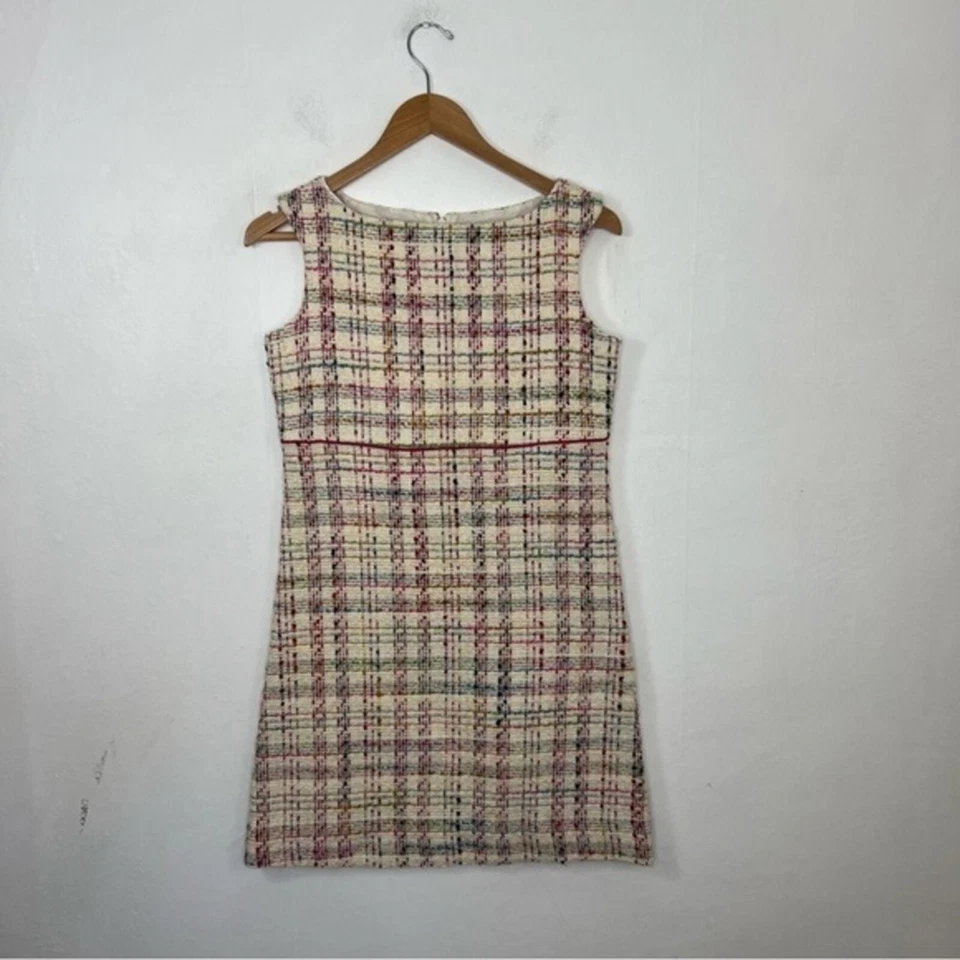 Vestido Florence Eiseman mezcla de lana a cuadros tweed niña talla 16 Foto 1 de 4