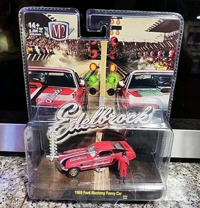 2024 M2 Machines Diorama ~ 1969 Ford Mustang Funny Car 1/64 Scale R03~ New! - Bild 1 von 3
