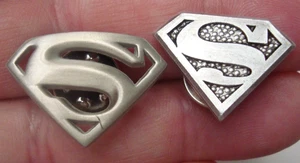 2005 Superman Returns Movie Chest S Logo Silber - Werbe Pin Lot 2 - Bild 1 von 2