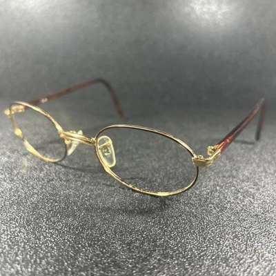 Ray Ban Sunglasses Eyeglasses RB3004 W2543 Double Bar Tortoise / Gold Oval - Image 1 of 4