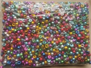 500 Gram Metallic Pony Bracelets Hair Braiding Dummy Clips Craft Jewellery - Picture 1 of 1