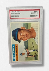 1956 Topps Don Larsen #332 Karte - PSA NM-MT 8 - Bild 1 von 4