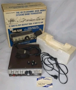 Ricetrasmettitore radio VINTAGE realistico TRC 48 23 canali/base/mobile/CB con scatola - Foto 1 di 10