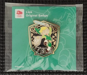The Legend of Zelda Club Nintendo Platinum Reward Link Pin Badge Japan Promo - Picture 1 of 2