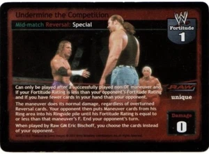 WWE: Undermine the Competition [Giocato Leggermente] tipo di carta Mid-match Reversal Raw - Foto 1 di 1