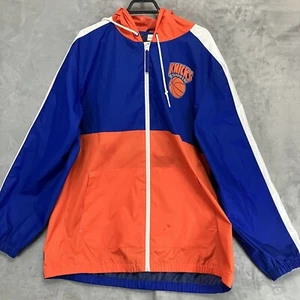Knicks Mitchell & Ness Mens Rain Jacket Windbreaker Size 2XL - Picture 1 of 10