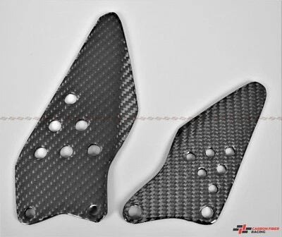 Placas de talón Kawasaki Ninja ZX-6R 2007-2008 - 100 % fibra de carbono Foto 1 de 2