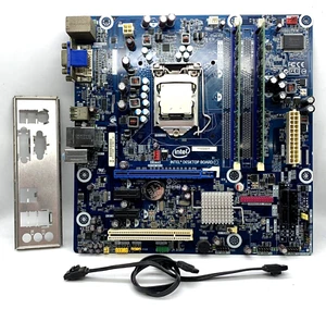 Intel DH55PJ Motherboard H55 LGA1156 8GB DDR3 mATX E93812-302 i5-750 2.66GHz - Picture 1 of 8