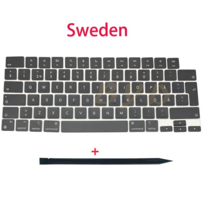 New A2442 A2485 Keycaps Sweden layout For Macbook Pro M1 Pro Max 14" 16" Keycap - Image 1 of 4