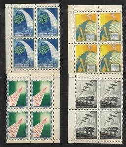 ITALY Sc UNLISTED CROCEIRA AEREA DEL DECENNALE Blx4 MINT NH VF - Picture 1 of 1
