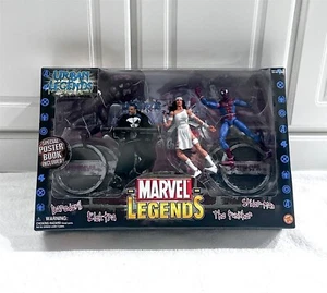 MARVEL LEGENDS URBAN LEGENDS BOX SET TOY BIZ PUNISHER SPIDERMAN DAREDEVIL MINT - Picture 1 of 12