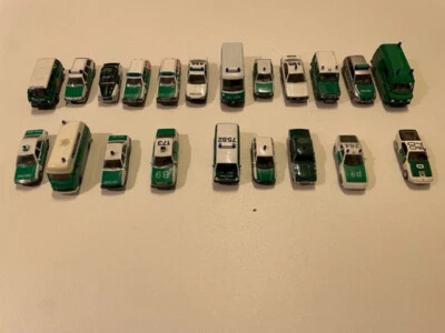 21 MODELLINI AUTO POLIZEI MARCHE HERPA-WIKING-SCHUCO (VEDI DESCRIZIONE) - Immagine 1 di 4