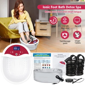 All-in-one Ionic Foot Spa Bath Detox Machine Ion Cleanse System Gift for Family - Picture 1 of 5
