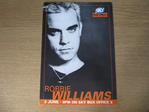 ROBBIE WILLIAMS - THE EGO HAS LANDED - PROMO FLYER - A5 SIZE (PC 4) - Picture 1 of 2
