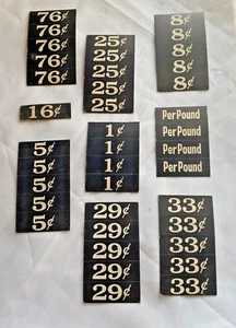 Antique country store paper price tags for shelves, Boss Co. Cincinnati. OH. - Picture 1 of 2