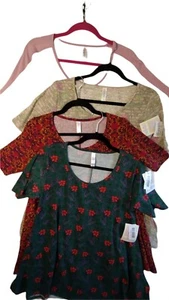 LOT of 4 LuLaRoe Perfect T Shirts ~ New With Tags ~XXS ~ Swing Bottom Flow - Picture 1 of 5