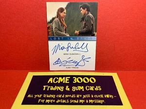 Lost in Space SEASON 1 - DUAL AUTOGRAPH Card MINA SUNDWALL & AJAY FRIESE - Picture 1 of 2