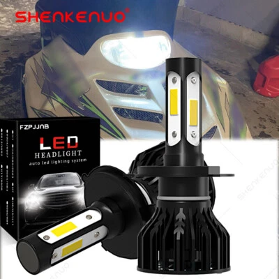 2 bombillas LED blancas de alta potencia H4 4 lados para Ski-Doo MXZ 800 2000-2007 EE. UU. Foto 1 de 4