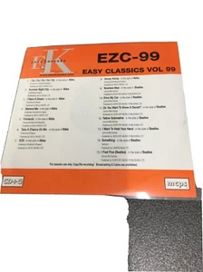 Easy Karaoke Easy Classics EZC 99 - Picture 1 of 2