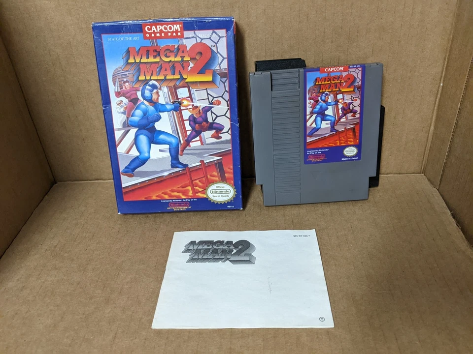 Megaman 2 Nintendo NES Коробочный Вариант - Без Конкурса Реклама/Полоса Mega Man II - Изображение 1 из 4