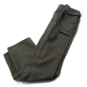 Wide Leg Pants From the Hip Tie Waist Career Trousers Pants 6 Striped Navy - Bild 1 von 4