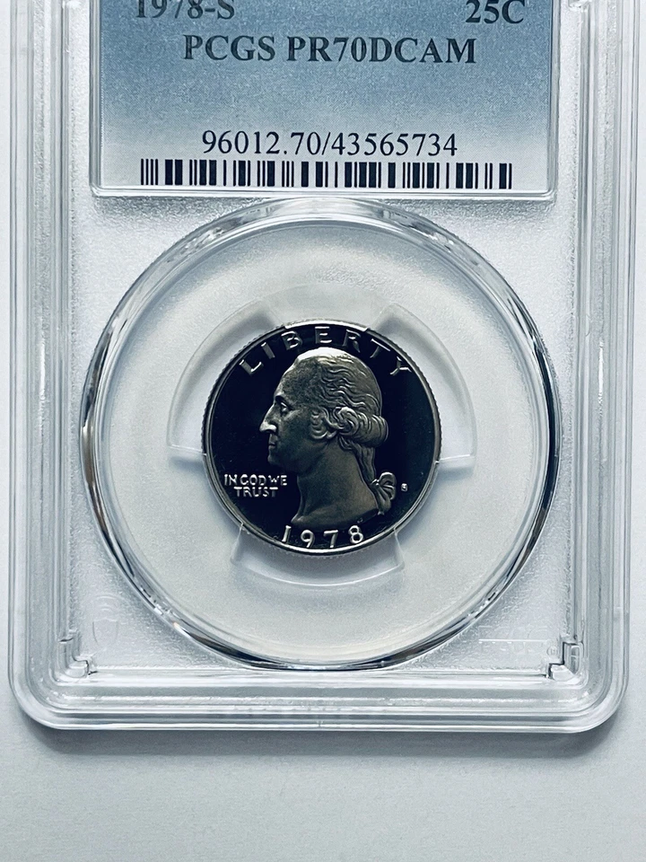 1978-S Washington Quarter PCGS PR70DCAM - Image 1 of 4