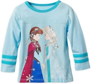 Disney Frozen Long Sleeve T-Shirt for Girls Size 2 Multi - Picture 1 of 1