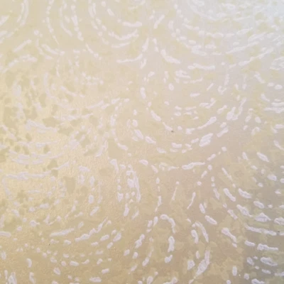 Vtg Wallpaper Sample Sheet Neutral Colors Design Camellia Craft Supply Dollhouse - Image 1 of 4