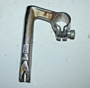 Vintage Silver 20.5mm Quill Stem 70mm 25.4mm -17º Rise Touring Road USA Shipper - Picture 1 of 10