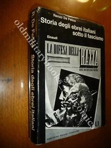 STORIA DEGLI EBREI ITALIANI SOTTO IL FASCISMO RENZO DE FELICE 1972 II^ Ed. - Picture 1 of 5
