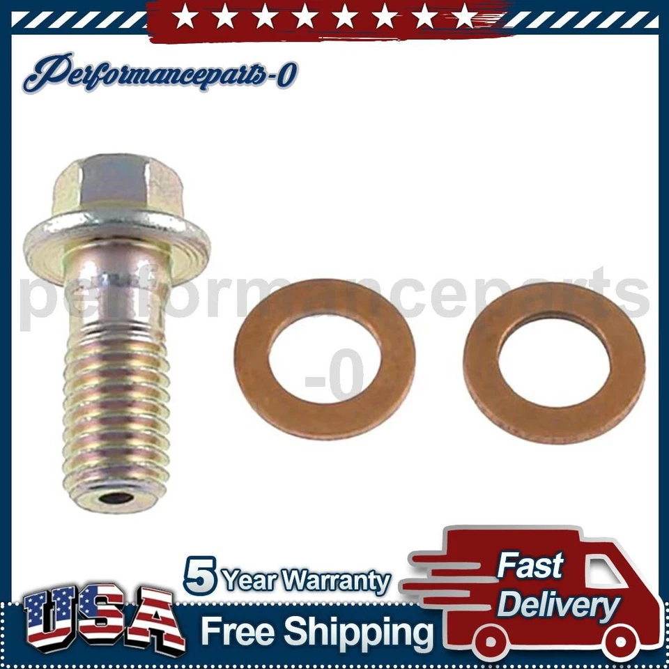 Perno de banjo hidráulico de freno delantero Carlson para GMC Savana 2500 1996-2019 Foto 1 de 3