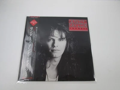 ANDY TAYLOR THUNDER MCA P-13423 with OBI Japan LP Vinyl - Image 1 of 4