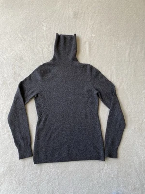 Women’s Theory Wool Cashmere Turtleneck Sweater Gray Sz Medium - Image 1 of 4