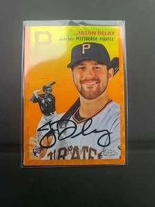 Jason Delay 2023 Topps Chrome Platinum Anniversary Orange Wave /25 #145 RC - Picture 1 of 3