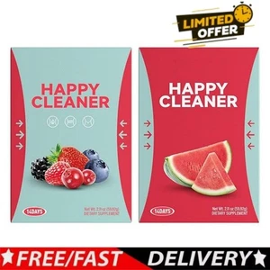 59g HAPPY CLEANER Watermelon Berry Electrolyte Mix Tea Powder丨2 Week Supplements - Picture 1 of 13