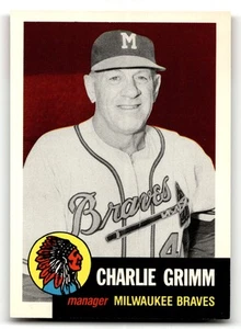 1991 Topps Archives 1953 Charlie Grimm #321 Milwaukee Braves - Picture 1 of 2