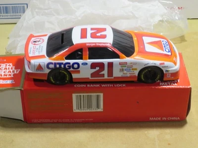Racing Champions 1992 1:24 Diecast Bank #21 Morgan Shepherd's Citgo Ford Foto 1 de 4