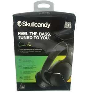 Skullcandy Crusher Evo Inalámbrico Sensorial Bass Bluetooth Sobre la Oreja Auriculares Negros - Imagen 1 de 11