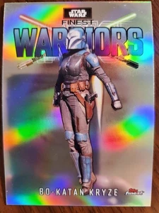 2023 Topps Finest Star Wars Bo-Katan Kryze #FW-16 Finest Warriors Refractor - Bild 1 von 2