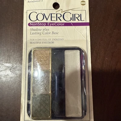 Cover Girl Eyeshadow NonStop EyeColor Rainforest 1 Neutrals Eye Shadow NOS NEW - Image 1 of 2