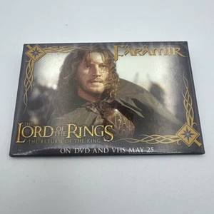 2003 Lord of the Rings The Return of the King Faramir Promotional Pin Button - Picture 1 of 10