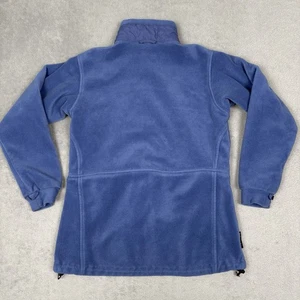 Columbia Fleece Jacket Womens Small S Blue Full Zip Sweater Interchange Core - Picture 1 of 8