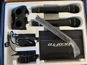 Zweikanal kabelloses Mikrofonsystem (900 MHz) VocoPro UHF-3205 UHF  - Bild 1 von 11