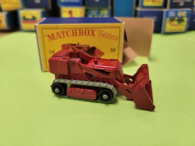 Matchbox Vintage Lesney HO Diecast Años 60 MB - Excavadora Droit No. 58, caja original Foto 1 de 4