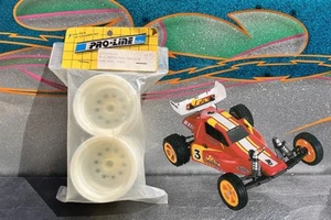 Pro Line RC 1:10 Team LOSI JRx2 Monster Truck Conversion FRONT Wheels PAIR #2542 - Picture 1 of 5
