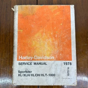 Harley OEM 1970-1978 Sportster Service Manual #99484-78 - Picture 1 of 6