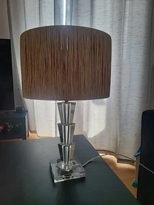 Laura Ashley Grand Carson Crystal Table Lamp**rear light***Excellent cond*** - Picture 1 of 3
